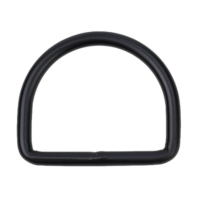 Scuba Diving D Ring Weight Belt Keeper D-Ring Backpack Stopper Buckle 6mm Black