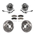 thumbnail image 1 of Transit Auto Front Hub Bearing Assembly Disc Brake Rotors and Ceramic Pads Kit for Car Ram 1500 Classic 4WD KBB-122259, 1 of 11