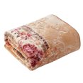 thumbnail image 3 of Jin Mai Lan Beige, Pink Polyester Bed Blanket, King, 3 of 8