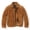 Brown, variant on Men's Suede Leather Bomber Jacket Casual Coat for Men (Medium, Gray)
