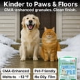 thumbnail image 2 of BANIRO 2026 New Pet Safe Ice Melt – Pet Friendly Ice Melt,Snow Melt – Green Granules with Cma,Melts to −12°F (−24°C) - Driveway Salt & Sidewalk Salt for Ice (2 Qt. - 4.2 Lb.), 2 of 7