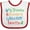 White and Red, variant on Inktastic Wisconsin Grandma Loves Me Boys or Girls Baby Bib