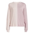 thumbnail image 6 of lemon & bloom by Grey State Women's Dreamers Colorblock Sweatshirt, 6 of 6