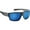 Matte Black/Smoke Blue Mirror, variant on Granders Polarized Sunglasses - Matte Black/Smoke Blue Mirror