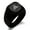 Black, variant on Stainless Steel Norse Valknut Knot Viking Engraved Square Flat Top Biker Style Polished Signet Ring