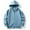 Light Blue, variant on fatyb Kids Full Zip Hoodies for Boys Girls Long Sleeve Hooded Sweatshirts Lightweight Casual Outwear