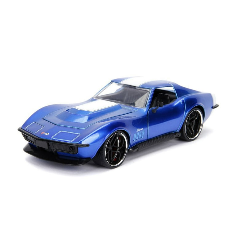 Big Time Muscle 1969 Chevy Corvette Stingray ZL1 Die-cast Car Blue