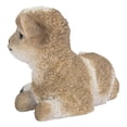 thumbnail image 5 of Hi-Line Gift Ltd. Small Brown & White Baby Lamb Lying Down, 5 of 6