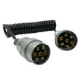 thumbnail image 1 of Segura Del Enchufe Del Conector Del Cableado Del Remolque Del Tipo de 7 Vías 12V N Zulema Conector de 7 pines, 1 of 7