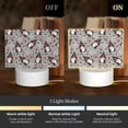 thumbnail image 3 of Cauagu Halloween Gnome for Rectangle Acrylic Night Light - Acrylic Modern Bedside Light with LED Light Lamp Base - Decorative Night Lamp for Restaurant Bar Cafe Shop, 3 of 9