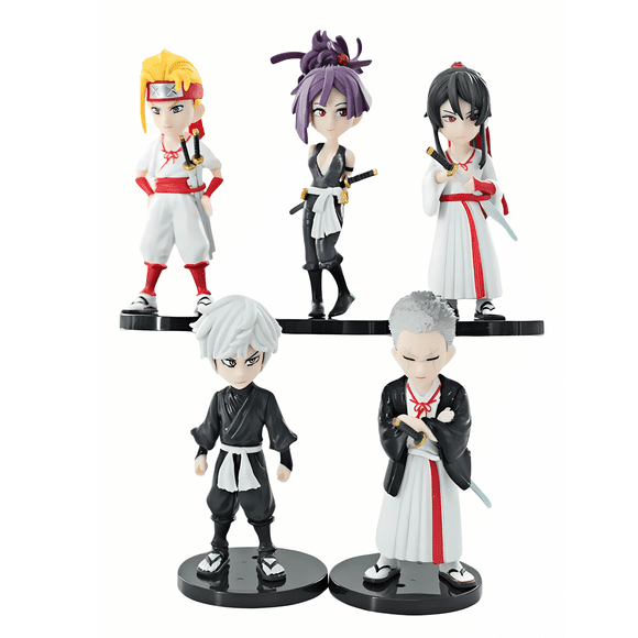 Set de 5 Mini Figuras Hell's Paradise Yuzuriha Gabimaru Yamada MR. GADGETS