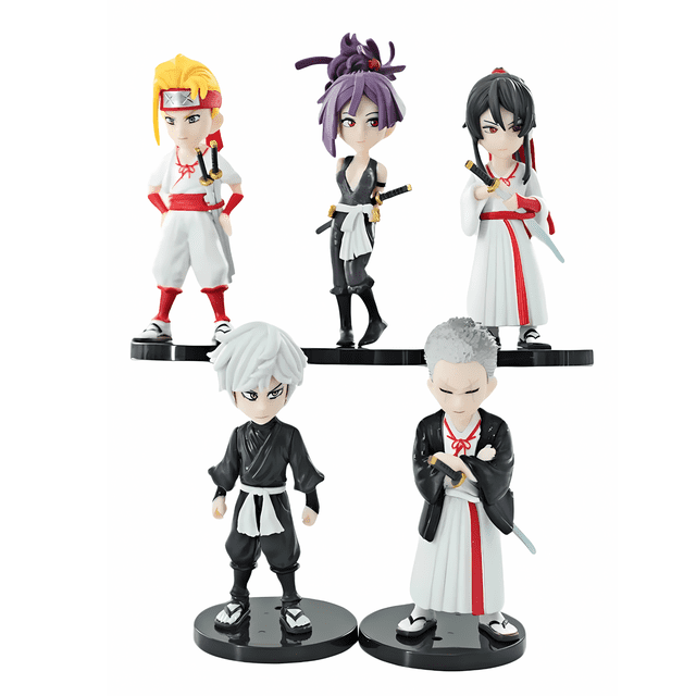 Set de 5 Mini Figuras Hell's Paradise Yuzuriha Gabimaru Yamada MR. GADGETS