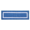 thumbnail image 3 of Better Trends 100% Cotton 20" x 60" Bathroom Runner Rug Extra Soft Water Absorbent Reversible Machine Washable Mat for Bathroom Floor, Laundry Room Hotel Multi Collection - Dark Blue/White, 3 of 3