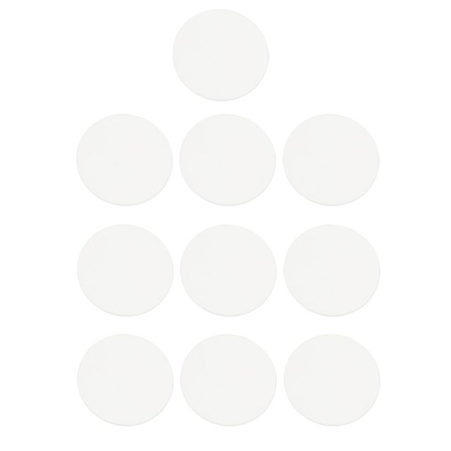 10 piezas de repuesto de cristal mineral plano para esferas de relojes, rango de diámetro 36mm