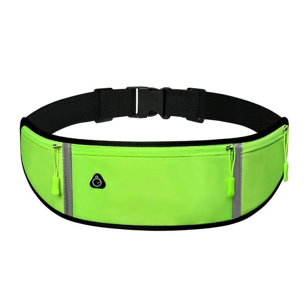 Cinturón para correr, riñonera para hombre y mujer, resistente al agua, ideal para senderismo, fitness, viajes, ajustable, funda para correr, soporte para teléfono, accesorios.