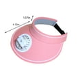thumbnail image 3 of Ycandiee Fan Visor Hat, Sun Visors Hat With Fan, Rechargeable Built-in Fan Hat for Women, Large Area Sun Protection, 3 of 7