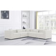 thumbnail image 2 of Meridian Furniture Cube Cream Durable Linen Modular Sectional, 2 of 3