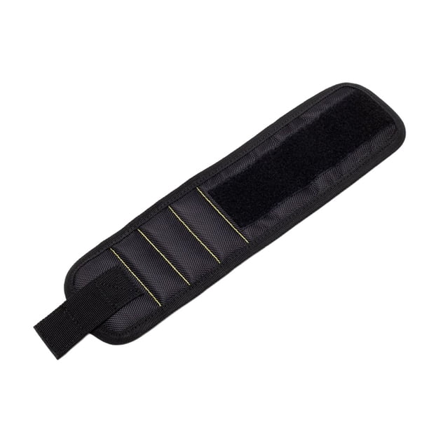 Bolsa de herramientas magnética portátil cómoda para piezas de hardware (tres secciones negras) Likrtyny Para estrenar