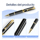thumbnail image 4 of Pluma De Acero Con Recambio Y Caja Malubero, Azul, 4 of 5