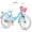 Blue, variant on Glerc Maggie Grils Bike, 20 Inch Kids Bicycle for 7-13 Years Old Chlidren, Princess Styles Kids Bikes with Rack & Basket & Kickstand, Pink