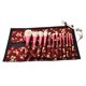 thumbnail image 4 of 12 Piezas De Maquje Suave, Polvo Suelto, Crema, Colorete, Cepillo Blendinh Con Bolsa De Almacenamiento Roja Sunnimix Pinceles cosméticos para maquillaje, 4 of 8
