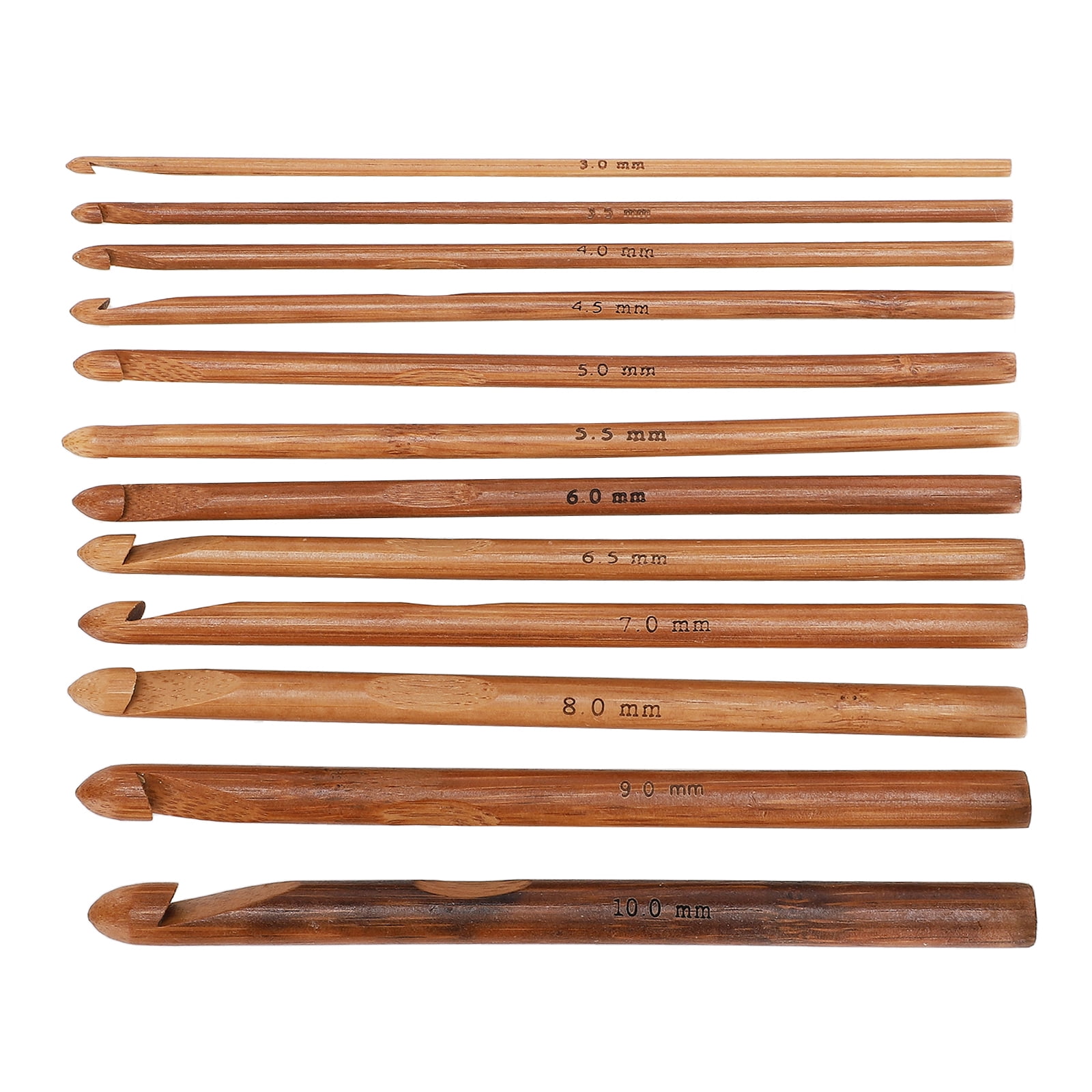 Wood Knitting Needles Smooth Lightweight Bamboo 5.5 mm / 9 13.75