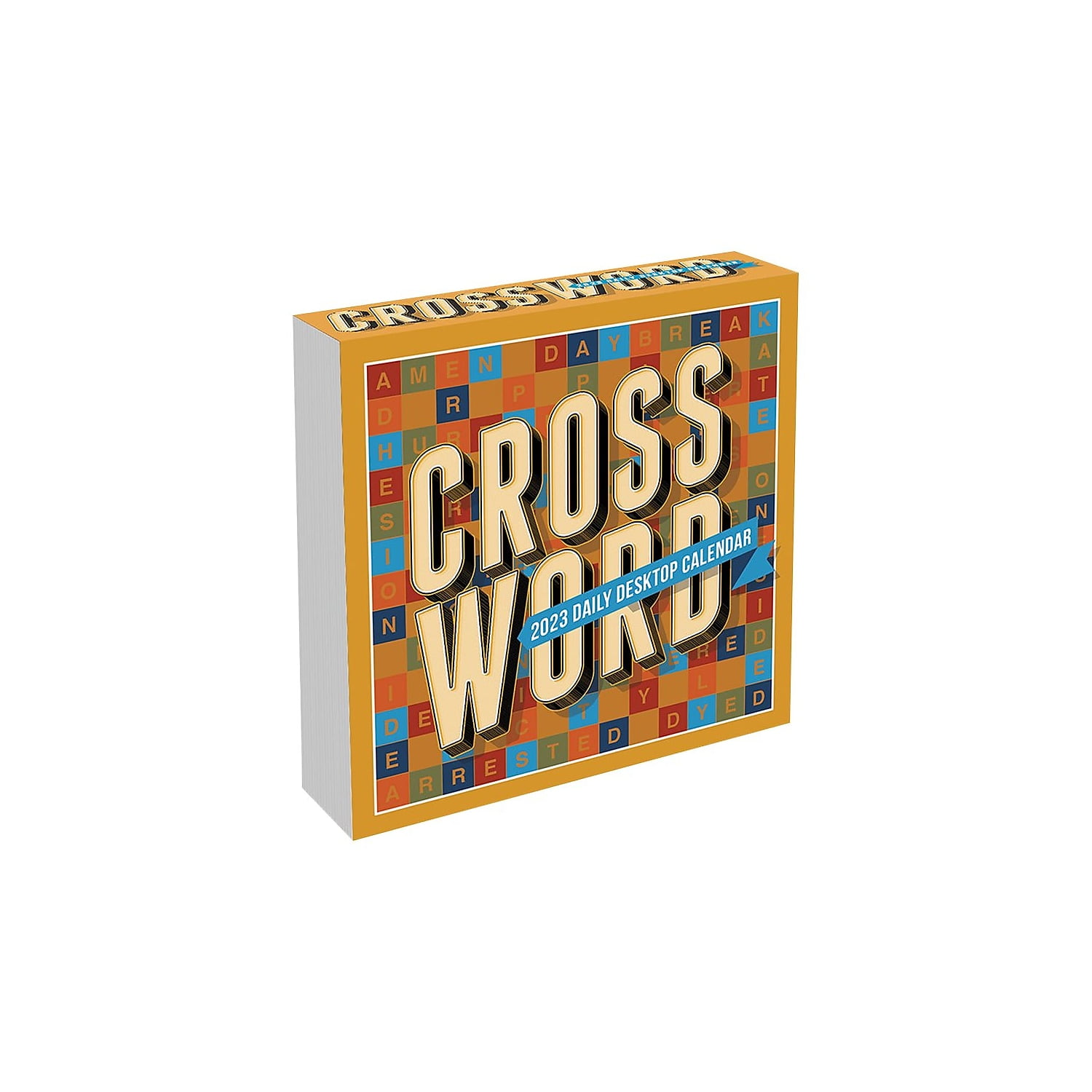 2023 TF Publishing Crossword Puzzles 5.25'' x 5.25'' Day-to-Day Calendar (BOX-23-3008)