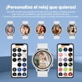 thumbnail image 5 of FreshFun 2024 Smartwatch Pulsera Deportiva Mujer Hombre Llamada Bluetooth Reloj Inteligente IP67 Correa Magnética Pantalla 1.39 Inch Monitoreo Ritmo Cardíaco Presión Arterial Sueño (2Correas), Blanco, 5 of 5
