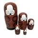 thumbnail image 1 of Conjunto de 5 muñecas rusas Matryoshka de madera pintadas a mano, regalo perfecto para cumpleaños, 1 of 9