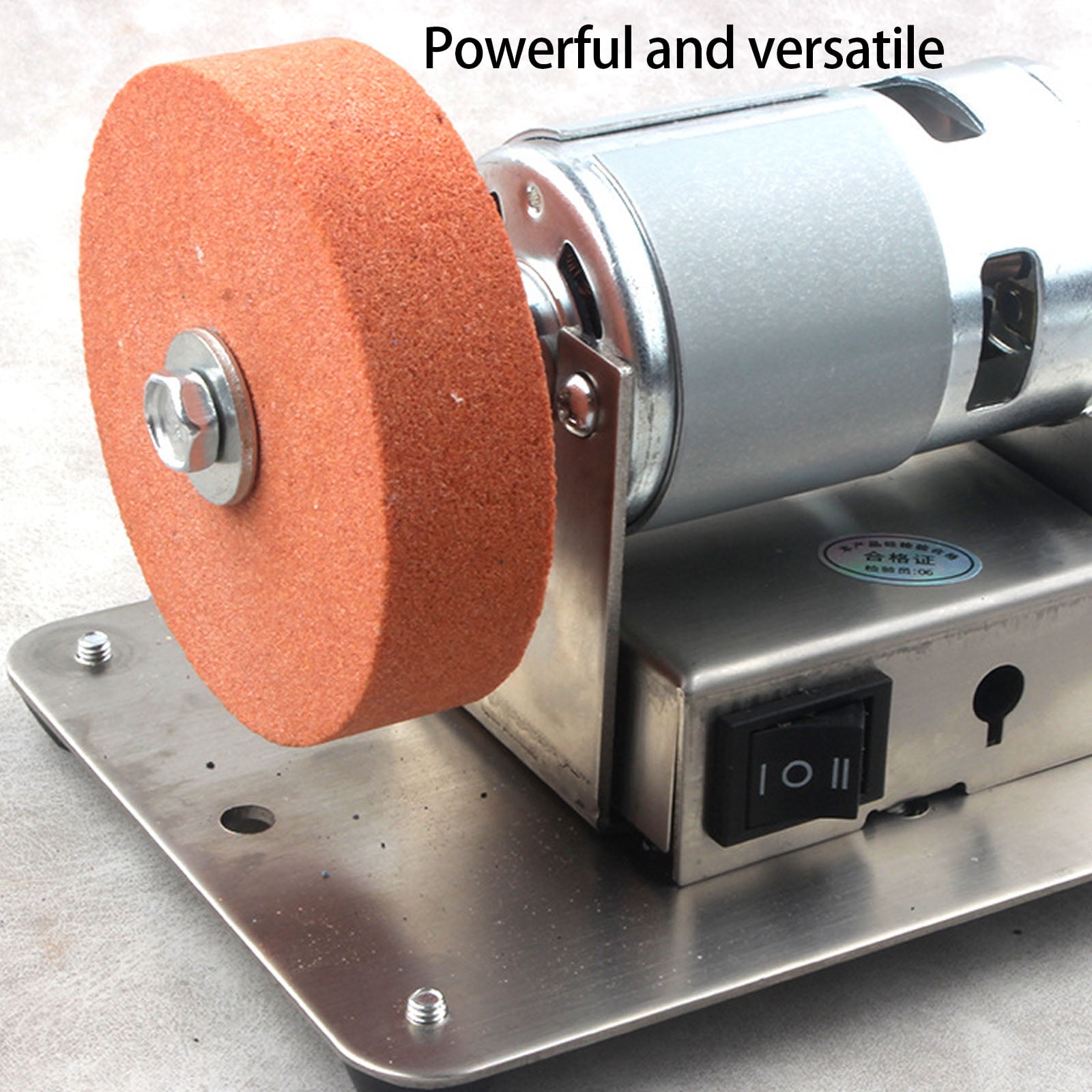 Electric Small Sander 100W Table Grinder 6000rpm Variable Speed Control For Cutter Sharpening Metal Polishing Projects