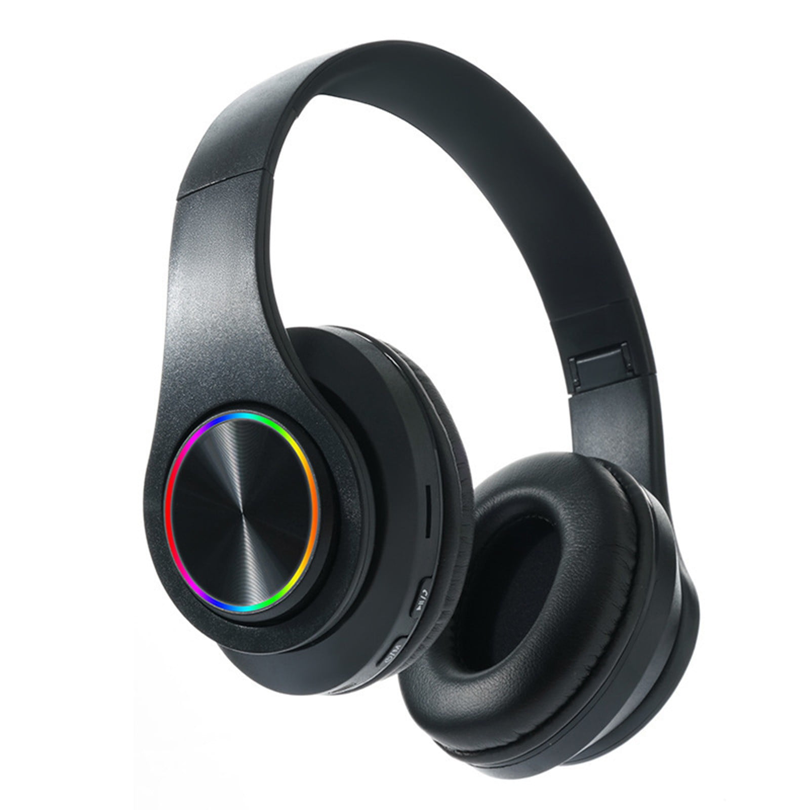 Weloille Bluetooth Headset, Trucker Bluetooth Headset with Noise Canceling Microphone, Wireless on-Ear Headset for Computer Cell Phone Trucker Home Office Work