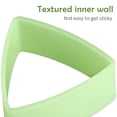 thumbnail image 4 of EeaseMX Molde de bola de arroz en forma de triángulo DIY Molde antiadherente para bolas de arroz de cocina de sushi Molde para bolas de arroz de algas marinas tostadas en seco (verde claro), 4 of 7