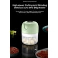 thumbnail image 6 of Mini Electric Food Processor, Vegetable Chopper, 1.6 cup, 250ml Capacity, USB Rechargeable, Kitchen Gadget,, 6 of 9