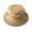 Khaki, variant on CSChome Women Fisherman Hat Solid Color Breathable UV Windproof Fixed Strap Soft Protection Japanese Style Large Brim Curled Edge Women Fisherman Hat