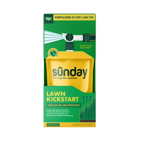 Sunday Lawn Kickstart Fertilizer for Lawn Improvement (22-0-2)