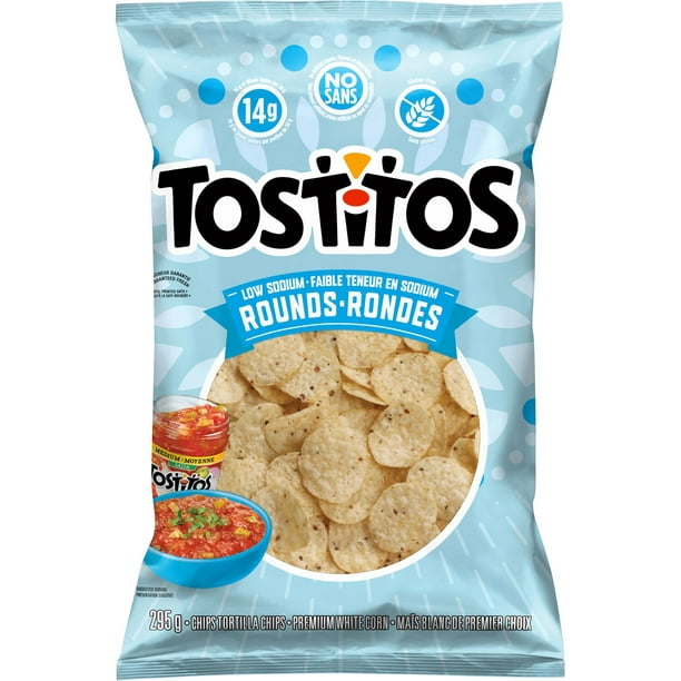 Chips tortilla Tostitos Rondes Faible teneur en sodium 295g