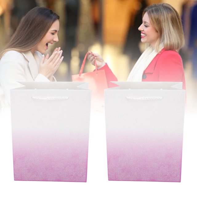 Bolsa De Regalo Reciclable, 12 Piezas Bolsas De Regalo De Papel Brillante Bolsa De Papel Reciclable Para Regalo Surtido De Bolsas De Compras Con Para Cumpleaños