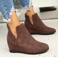 thumbnail image 1 of LSLJS Bottines pour Femmes Talon Épais Bout Rond Bottines, Cadeau pour Femmes, 1 of 9