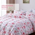 thumbnail image 4 of Floral Duvet Cover Set Peach Blossom Twin, 4 of 8