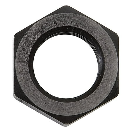 Threaded Bulkhead - Russell Performance -6 AN Bulkhead Nuts 9/16in -18 Thread Size (Black)