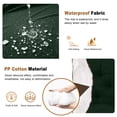 thumbnail image 5 of Porch Swing Cushions Outdoor, Waterproof 4" Thick 2–3 Seat Outdoor Swing Seat Cushion with Ties for Garden & Porch, 5 of 7