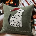 thumbnail image 2 of Funda de almohada decorativa LOOPUINHOM 46 x 46 cm de terciopelo para Navidad, 2 of 8