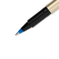 thumbnail image 2 of Uni-ball Deluxe Roller Ball Pens, Fine Point, 0.7mm, Blue Ink, Champagne Barrel, 6 Count, 2 of 2