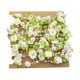 thumbnail image 1 of KAKOWELY Guirnalda de rosas artificiales de 5 m con hilo de pescar y perlas, ideal para decoración de bodas y fiestas (blanco), 1 of 5