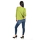 thumbnail image 3 of Blusa con detalle de flor en hombro Roman Fashion /Juvenil, 5106 (Verde) verde CH, 3 of 6