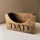 thumbnail image 3 of Wooden hat rack, baseball cap hat storage rack, brown, 3 of 4