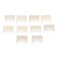 thumbnail image 2 of Train Railroad Diorama Park Bench for Building DIY Miniature DIY Sand Table Model 1:75 white A, 2 of 9
