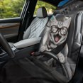 thumbnail image 4 of XYZCANDO Car Seat Towel Cover with Funny Cat Driving Pattern, Car Seat Protector for Outdoor Sports and Daily Road Trips, 4 of 11