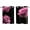 Pink, variant on Pink Rose Kitchen Curtains Small Short 39 Inch Length, Vintage Abstract Garden Flower Floral Black Grommet Top Bedroom Living Room Curtains, Light Filtering Cafe Curtain Drapes 2 Panels Set 55''x39''