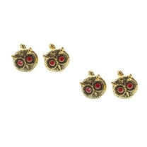 Masteelf 2 Pairs Fashion Owl Cufflinks For Men Alloy Cuff Links Business Suit Tuxedo Shirt Cuff Links Retro Style Cufflinks Men Cufflinks